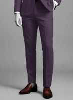 Napolean Purple Wool Pants - StudioSuits