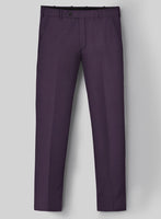 Napolean Purple Wool Pants - StudioSuits