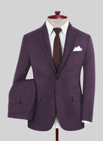 Napolean Purple Wool Suit - StudioSuits