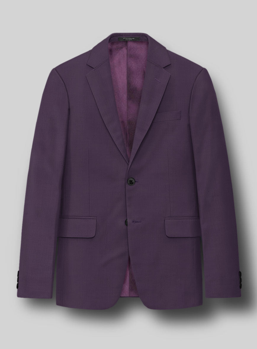 Napolean Purple Wool Suit - StudioSuits