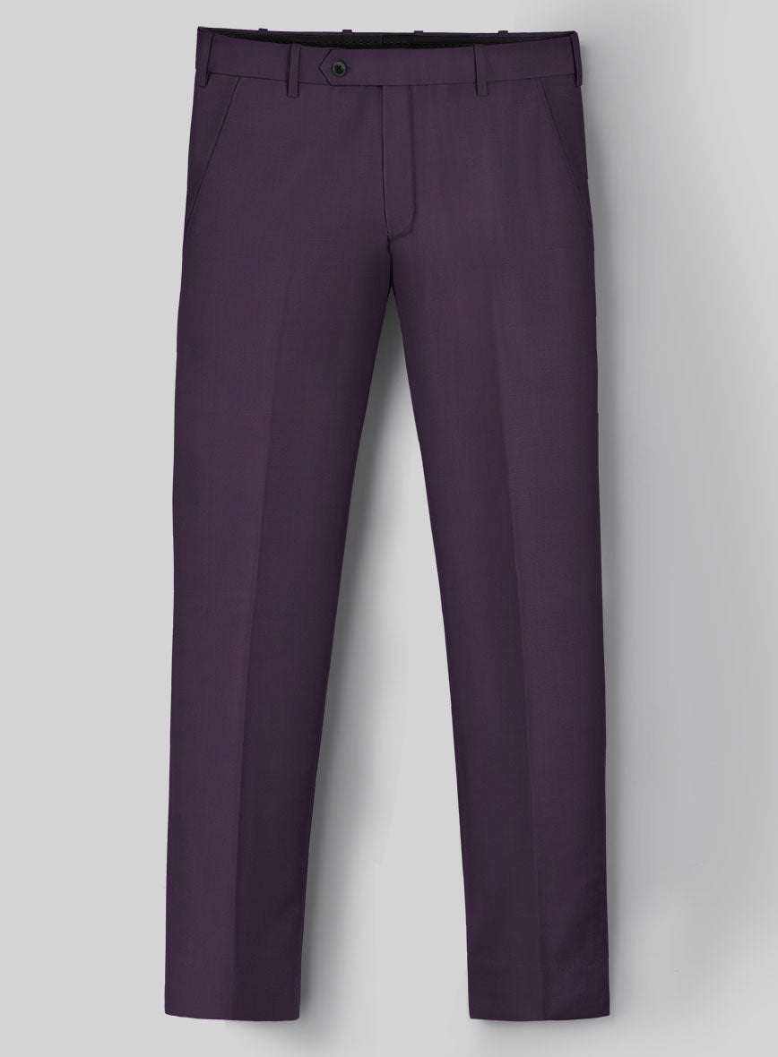 Napolean Purple Wool Suit - StudioSuits