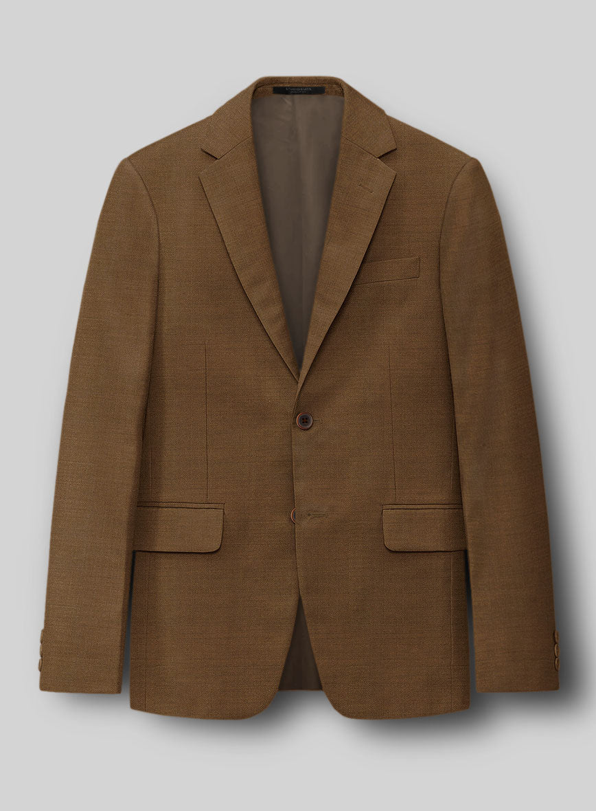 Napolean Rust Wool Jacket - StudioSuits