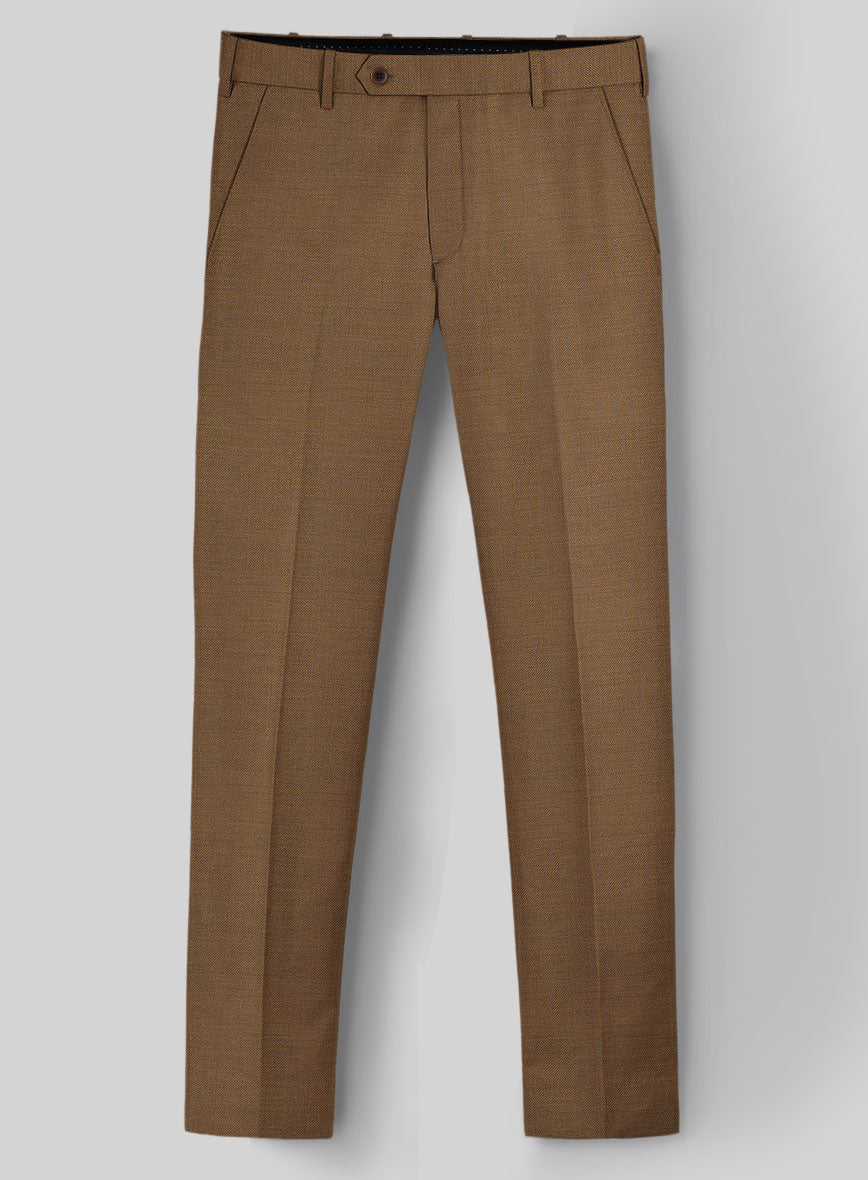 Napolean Rust Wool Pants - StudioSuits