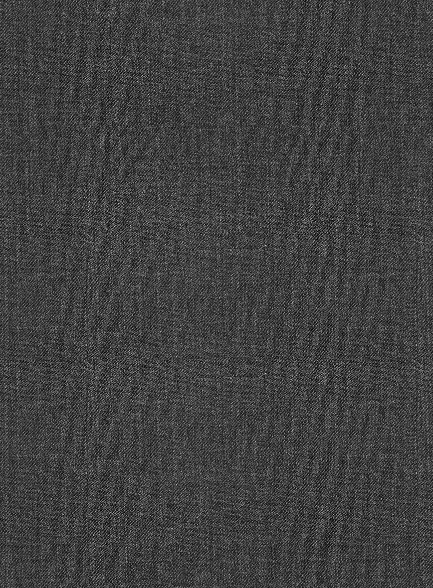 Napolean Stretch Dark Gray Wool Suit - StudioSuits