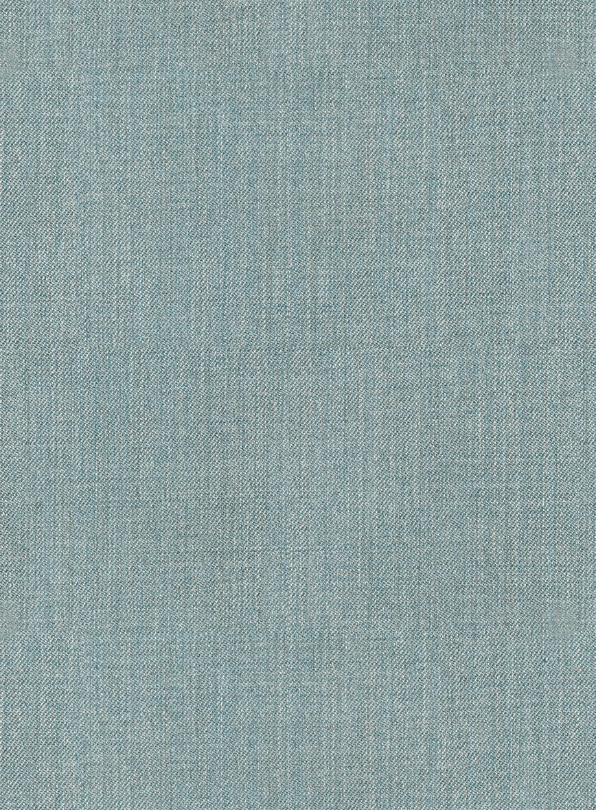 Napolean Stretch Gray Blue Wool Suit - StudioSuits