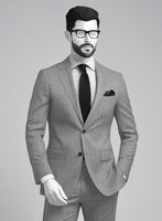 Napolean Stretch Gray Wool Jacket - StudioSuits