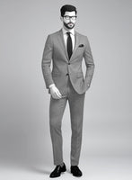 Napolean Stretch Gray Wool Suit - StudioSuits