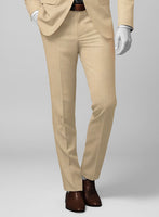 Napolean Stretch Khaki Wool Pants - StudioSuits