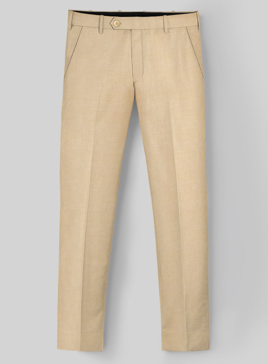 Napolean Stretch Khaki Wool Suit - StudioSuits