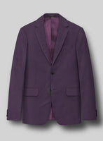 Napolean Stretch Purple Wool  Jacket - StudioSuits