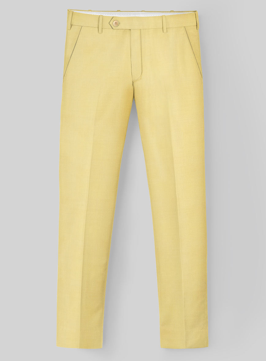 Napolean Yellow Wool Suit - StudioSuits