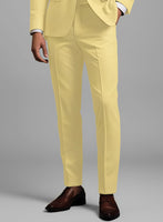 Napolean Wool Yellow Tuxedo Suit - StudioSuits