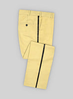 Napolean Wool Yellow Tuxedo Suit - StudioSuits