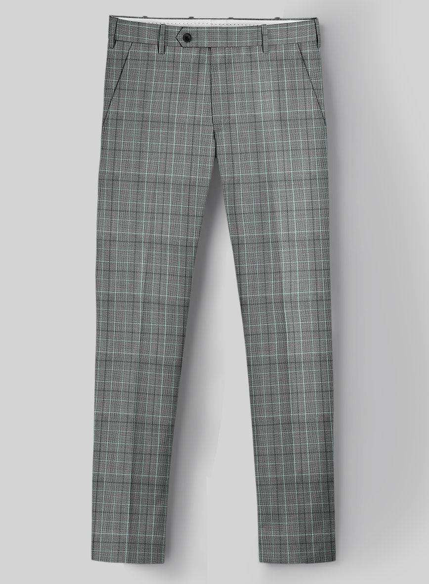 Napolean Tonia Gray Wool Pants - StudioSuits