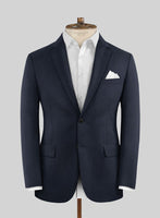 Napolean Navy Blue Wool Suit - StudioSuits