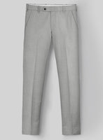 Napolean Ice Gray Wool Pants - StudioSuits