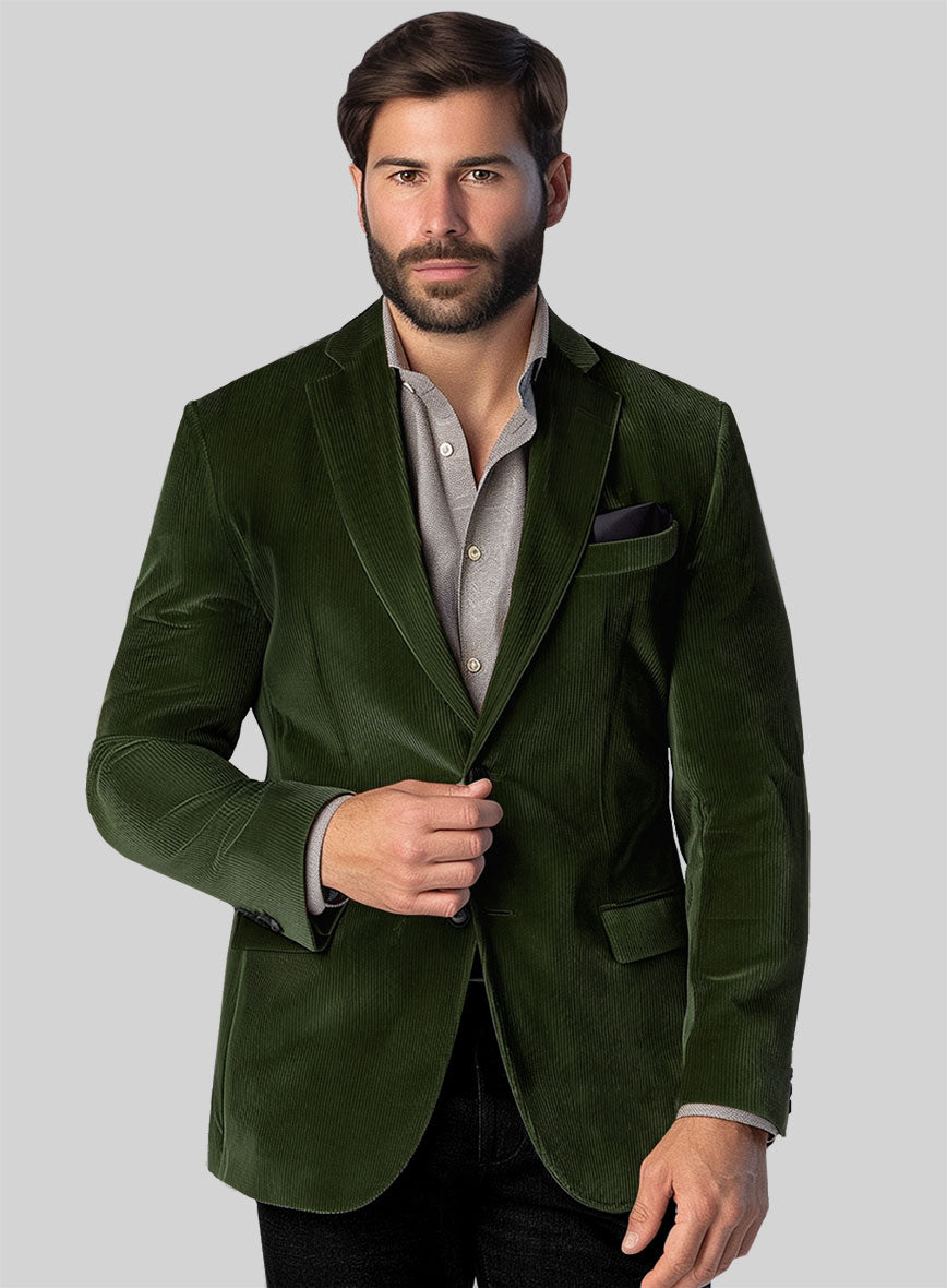 Olive Green Corduroy Jacket