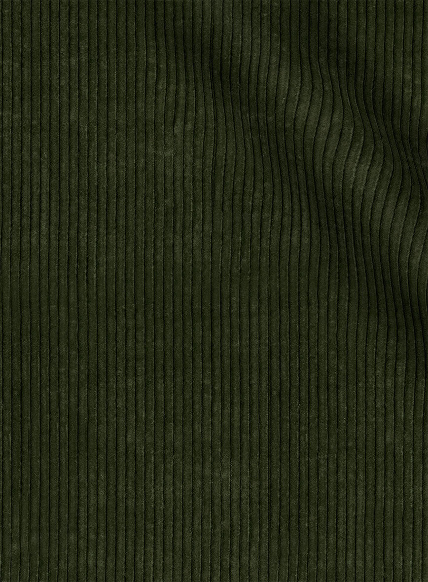 Outlets Numi olive green corduroy