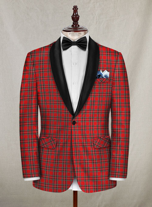 Plaid Tuxedo Jacket - StudioSuits