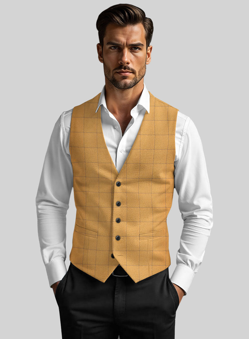 Plaid Waist Coat - StudioSuits