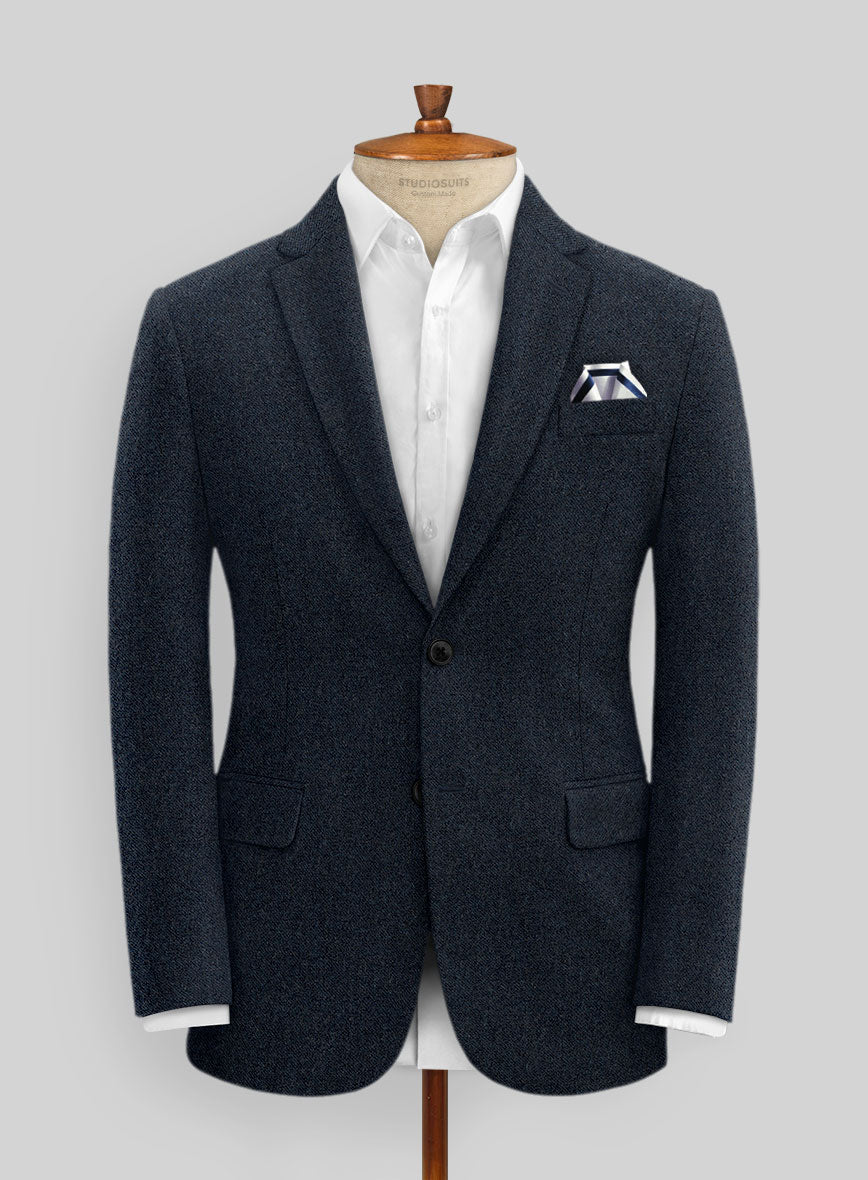 Playman Blue Denim Tweed Suit