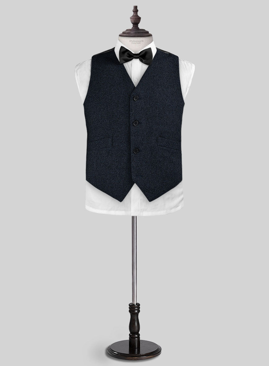 Playman Blue Denim Tweed Boys Suit