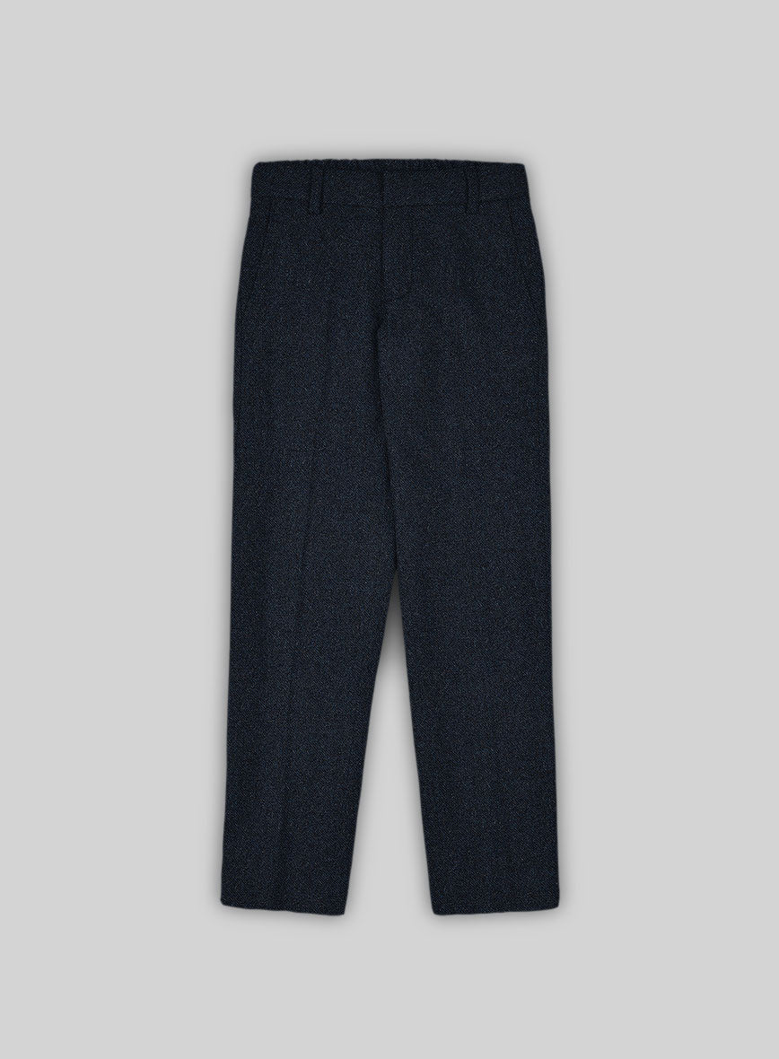 Playman Blue Denim Tweed Boys Suit