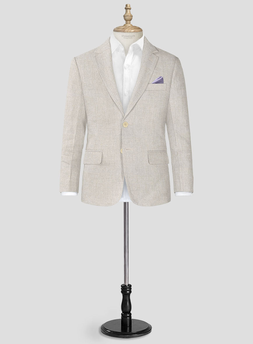 Barn Beige Linen Boys Suit - StudioSuits