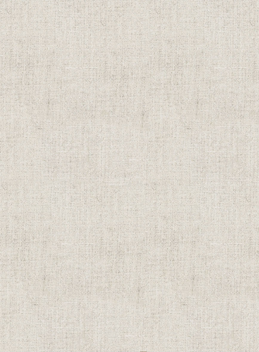 Barn Beige Linen Highland Trousers - StudioSuits