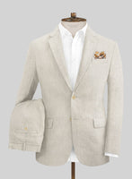 Pure Barn Beige Linen Suit - StudioSuits