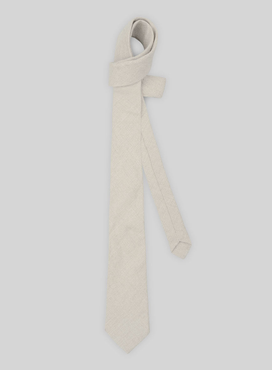 Linen Tie - Barn Beige - StudioSuits