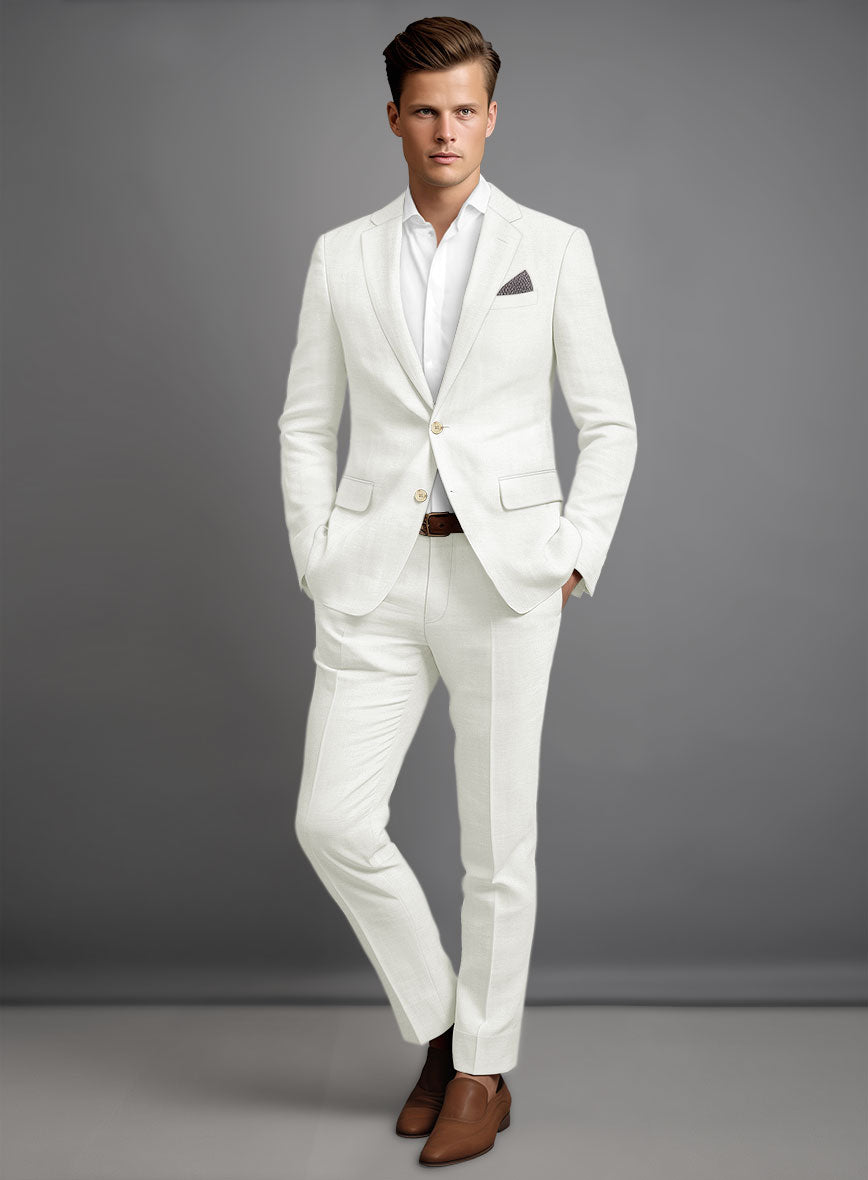 Natural Linen Suit - StudioSuits