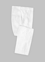 White Linen Pants - StudioSuits