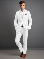 White Linen Suit - StudioSuits