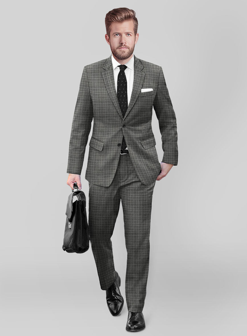 Reda Adame Checks Wool Suit - StudioSuits