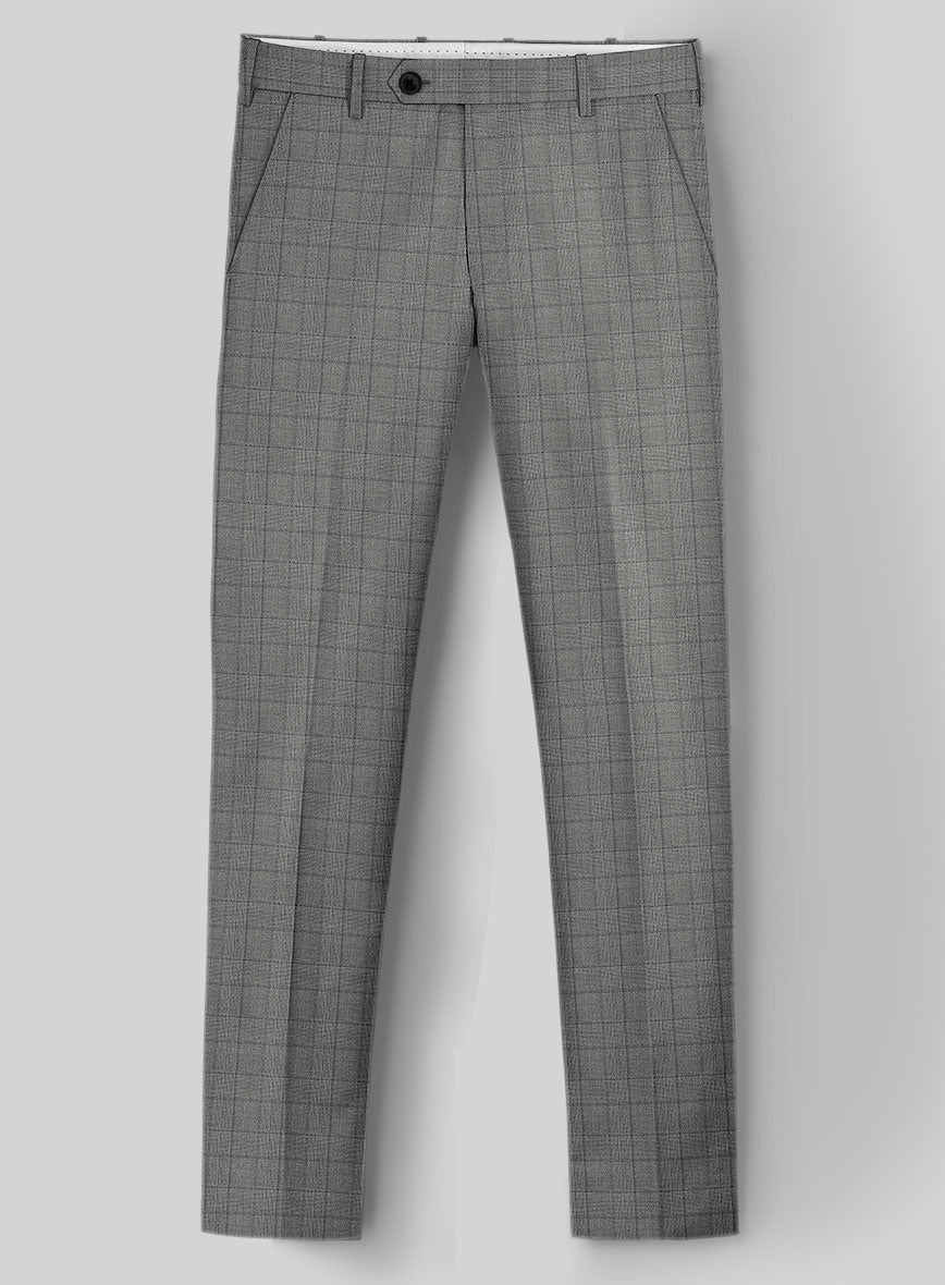 Reda Erlon Gray Checks Wool Suit - StudioSuits