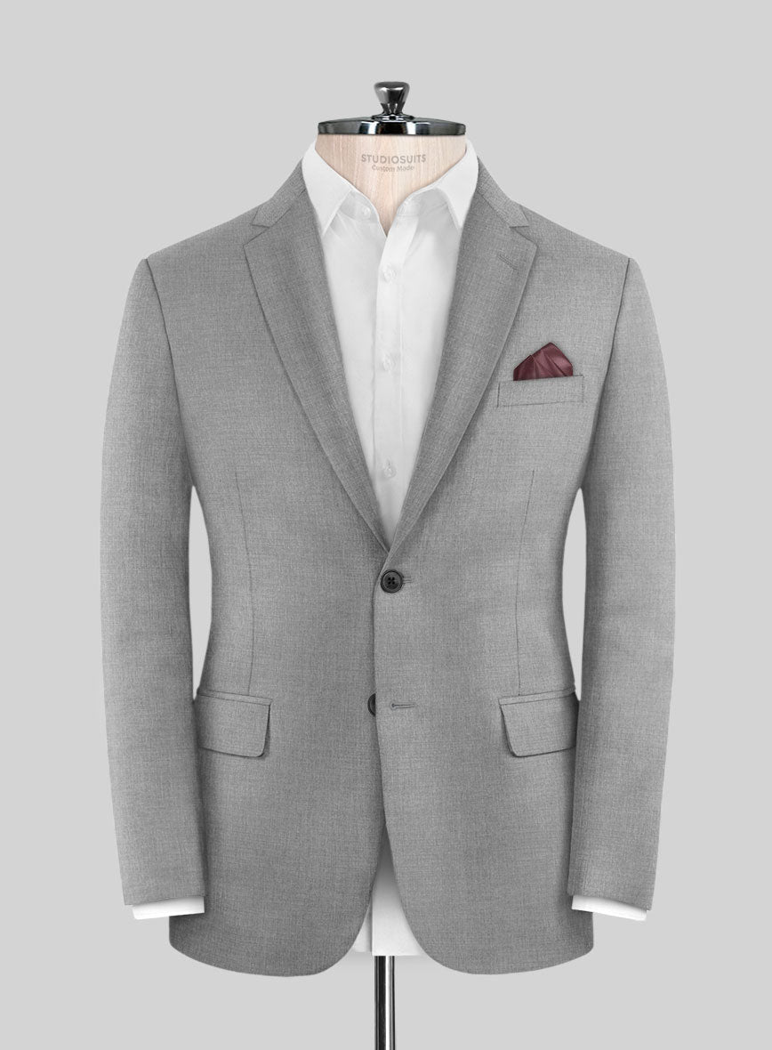 Reda Flexo Gray Wool Jacket - StudioSuits