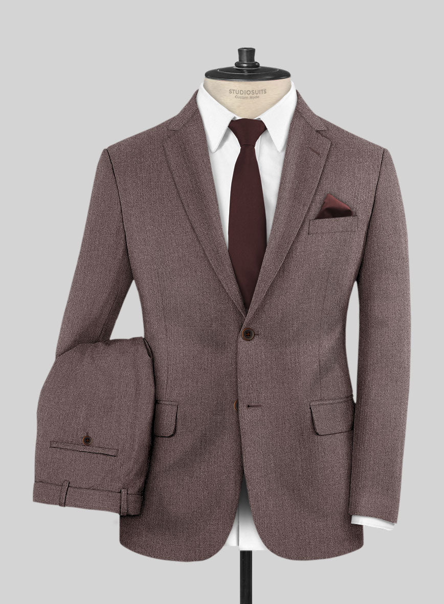 Reda Flexo Mauve Wool Suit - StudioSuits