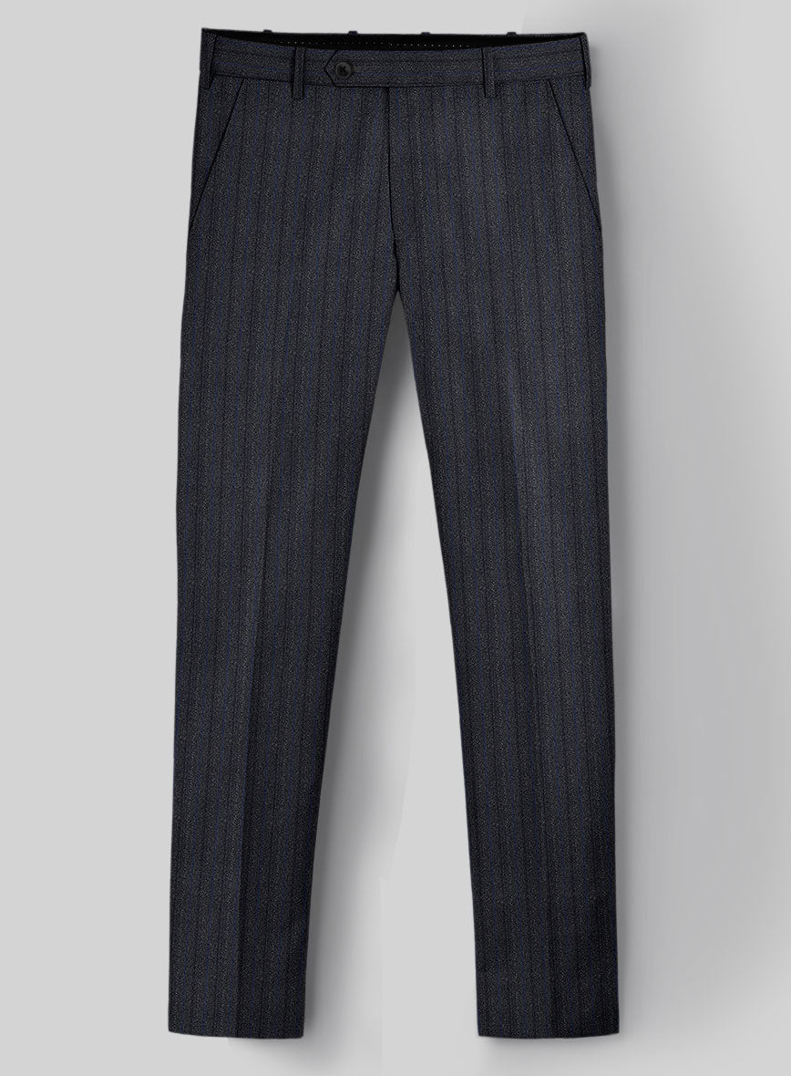 Reda Liora Charcoal Stripe Wool Suit