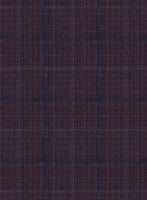 Reda Mulled Wine Checks Wool Jacket - StudioSuits