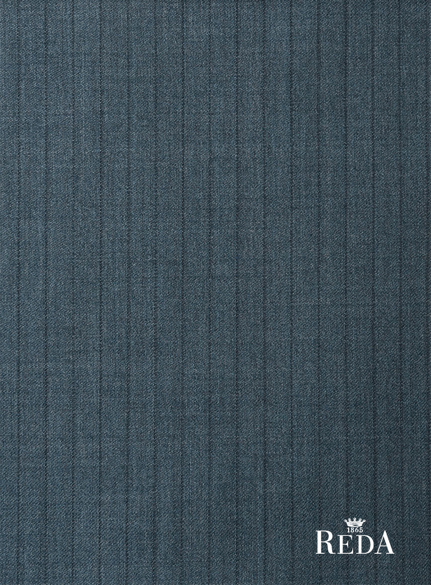 Reda Tibaro Blue Stripe Wool Suit - StudioSuits