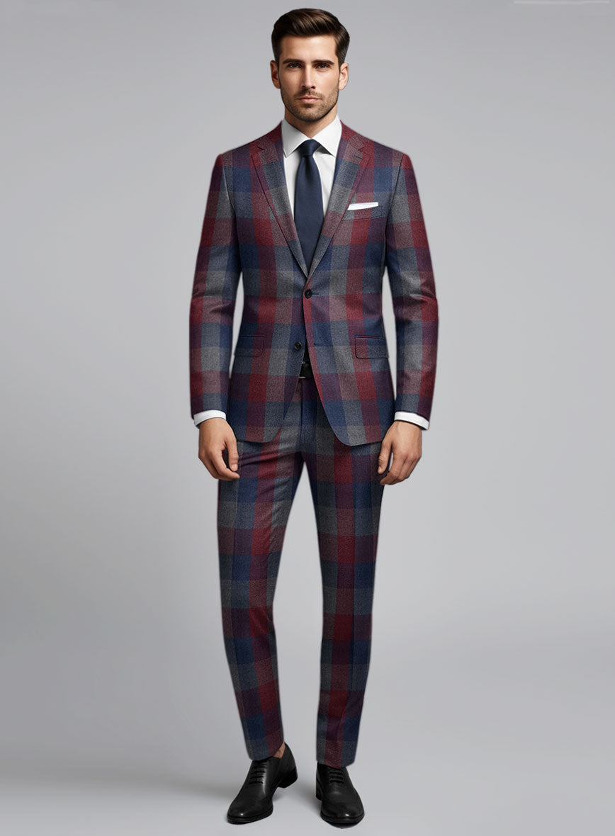 Regal Windowpane Lightweight Tweed Suit – StudioSuits