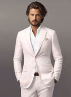 Roman Light Pink Linen Jacket - StudioSuits