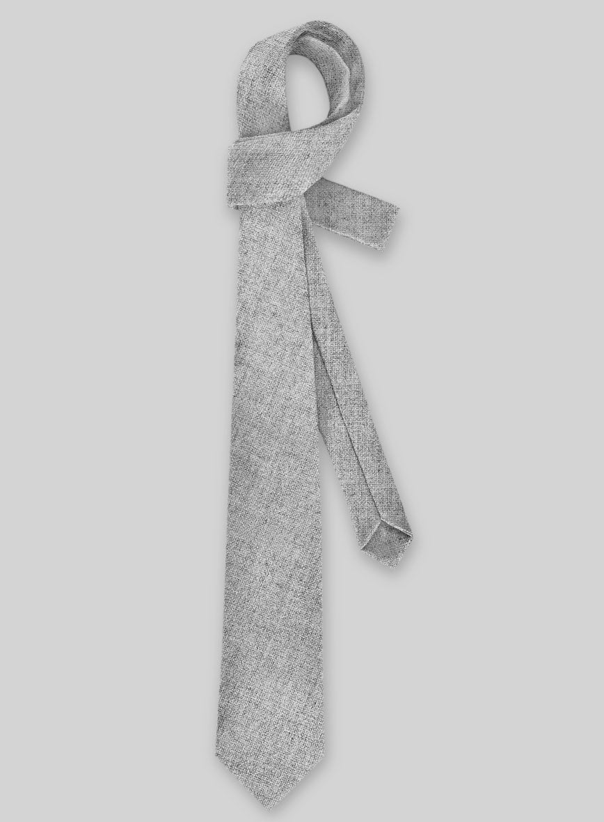 Tweed Tie - Rope Weave Light Gray - StudioSuits