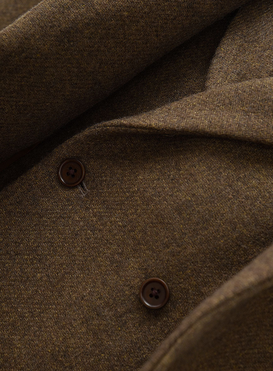 Royal Brown Heavy Tweed 3 Piece Suit - StudioSuits