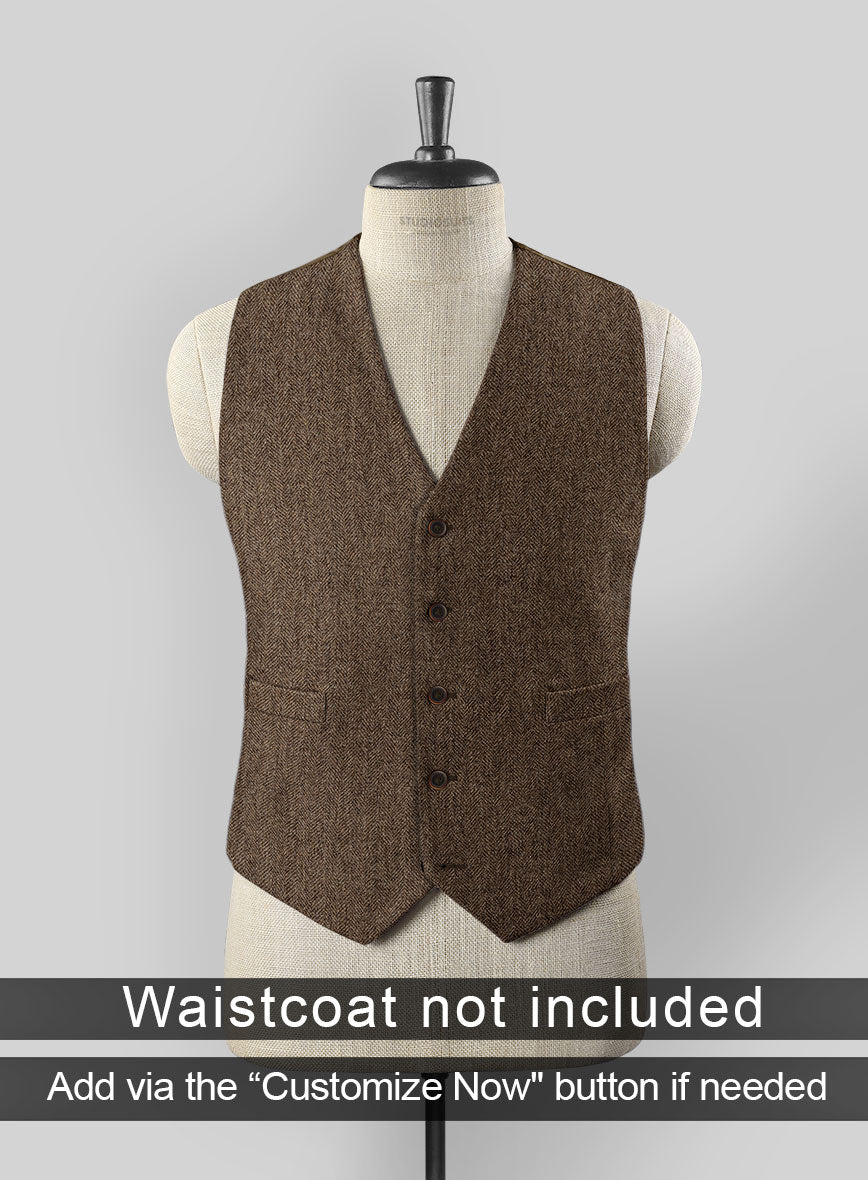 Thomas Shelby Peaky Blinders Brown Tweed Suit - StudioSuits