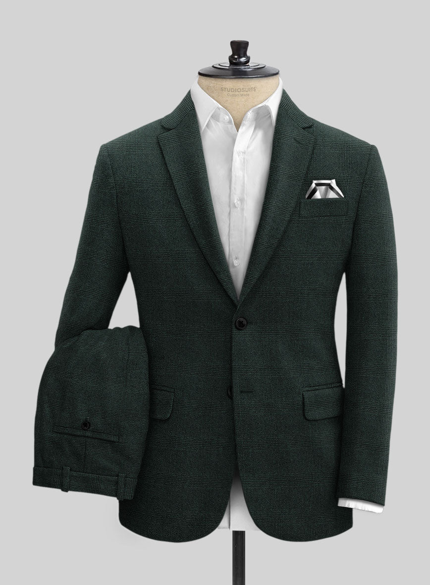 Sartori Ariadna Green Check Soft Tweed Suit - StudioSuits