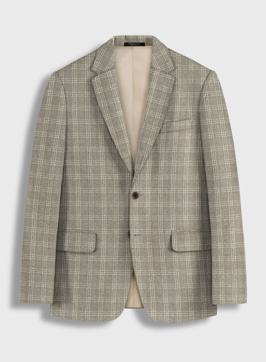 Sartori Baltasar Brown Check Soft Tweed Jacket - StudioSuits