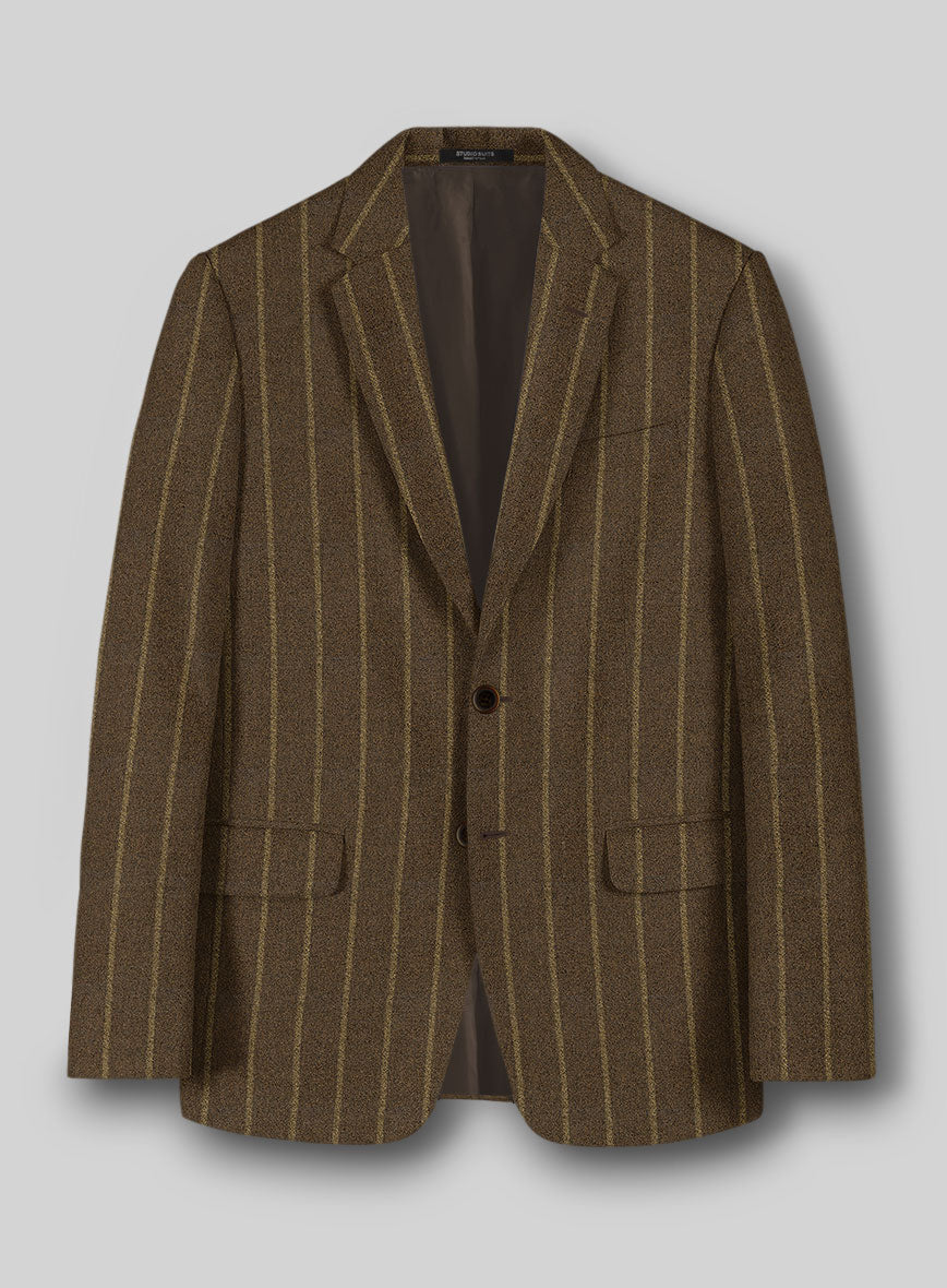 Sartori Caridad Brown Soft Tweed Jacket - StudioSuits