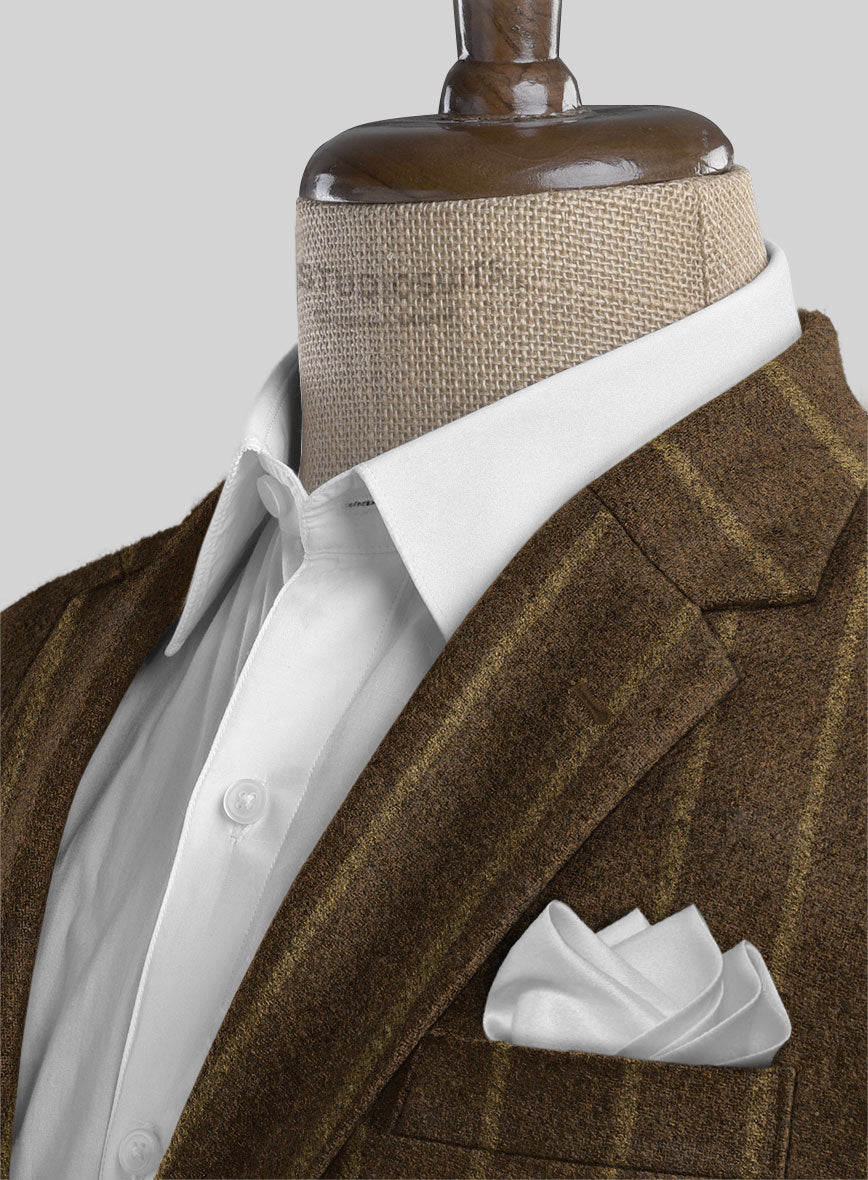 Sartori Caridad Brown Soft Tweed Jacket - StudioSuits